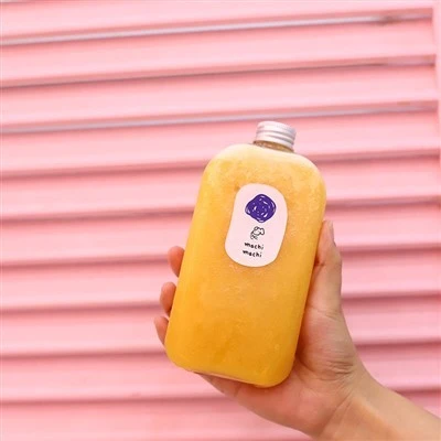 350ML PET High-quality Plastic Bottles With Aluminum Lids