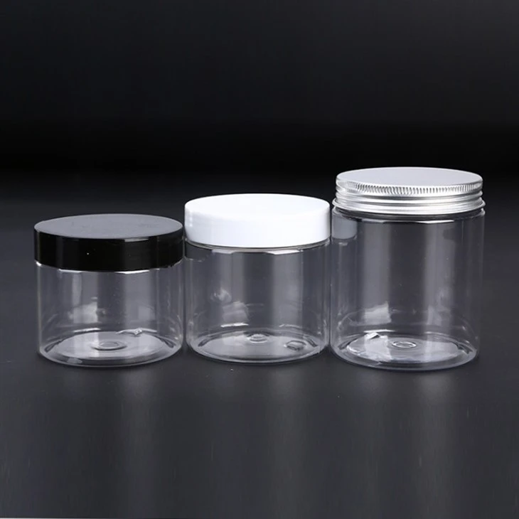 Luxury PET Cosmetic Containers Plastic Jars