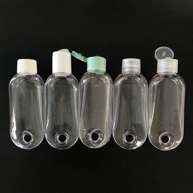 30 ml plastpudel koos keeratava korgiga