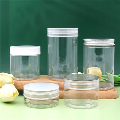 Plastikust kosmeetikapurk 250ml